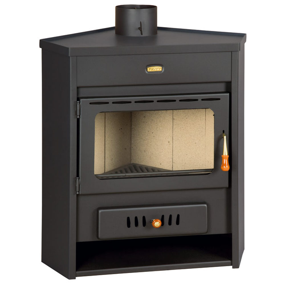 Kamin PRITY AM Моќ: 12 kW Погоден за простории до 66 m2 Големина ( a x b x h /cm) : 72 x 55 x 82 /cm Тежина : 93 кг