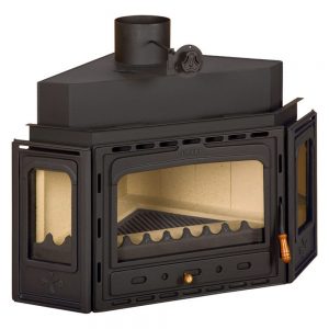 Vgraden Kamin PRITY ATC Моќ: 14 kW Погоден за простории до 77 m2 Големина ( a x b x h /cm) : 108 x 70 x 68 /cm Тежина : 141 кг