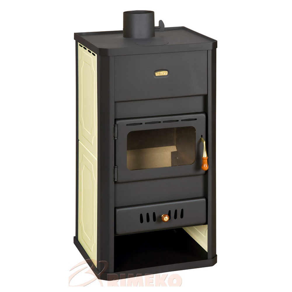 Kamin PRITY S3W13 Моќ: 17 kW Погоден за : 95 m2 Големина ( a x b x h /cm) : 49 x 46 x 93 /cm Литража на котел : 16 l