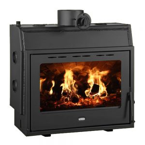 Vgradni Kamini PRITY PW18 Моќ: 23 kW Погоден за простории до 130 m2 Големина ( a x b x h /cm) : 89 x 41 x 79 /cm Тежина : 140 кг