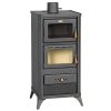 Kamin So Furna PRITY FM E Моќ: 12 kW Погоден за простории до 66 m2 Големина ( a x b x h /cm) : 49 x 46 x 93 /cm Тежина : 97 кг