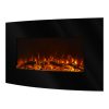 Elektricen Kamin ART FLAME SANTORINI Убава модерна визија и елегантен дизајн Моќ: 750/1500 W Димензии (Ш x В x Д) : 920 x 651 x 131 mm Тежина: 11,3 кг