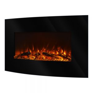 Elektricen Kamin ART FLAME SANTORINI Убава модерна визија и елегантен дизајн Моќ: 750/1500 W Димензии (Ш x В x Д) : 920 x 651 x 131 mm Тежина: 11,3 кг
