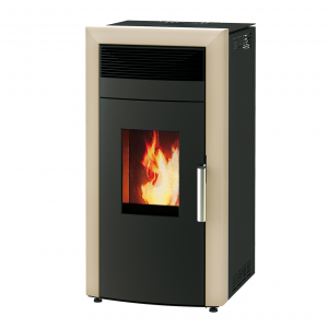 Kamin na peleti COMMO 15 Капацитет: 15 kW Површина на загревање:58-96 m2 Димензии: 520 x 570 x 1010 mm Капацитет на резервоарот за пелет: 25kg