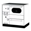 Kamin Alfa Plam TERM 20 Тип на гориво: јаглен, дрво Димензии: 900x600x850mm Димензии На Рерна: 460x440x260mm Капацитет: 23kW