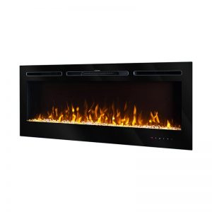 Elektricen Kamin ART FLAME HERMES - Далечински управувач - Моќ: 1500 W - Димензии (Ш x В x Д): 544*1280*140 mm - Погоден за простории : 15 m²