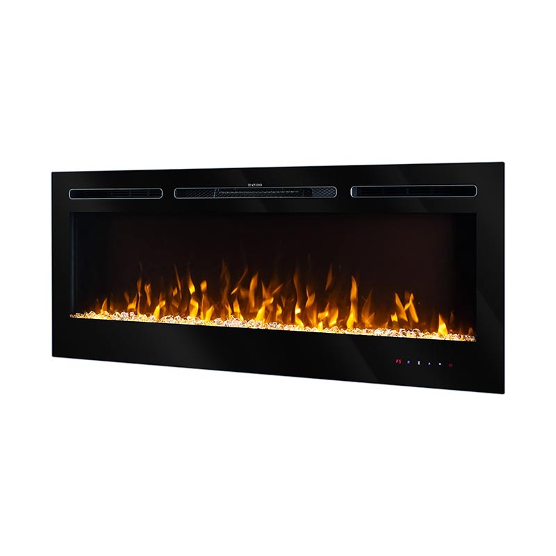 Elektricen Kamin ART FLAME HERMES - Далечински управувач - Моќ: 1500 W - Димензии (Ш x В x Д): 544*1280*140 mm - Погоден за простории : 15 m²