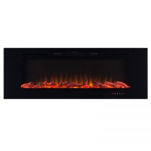 Elektricen kamin ART FLAME HEFEST - Моќ: 750/1500 W - Бои на пламенот - жолт / син / жолто-син - Димензии (Ш x В x Д): 1527 x 140 x 544 mm - Погоден за простории : 20 m² - Touch контролен дисплеј
