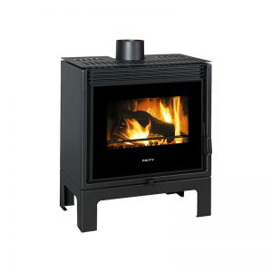 Kamin PRITY PM TV SL - Моќ: 13 kW - Погоден за простории до 80 m2 - Големина (a x b x h /cm): 69 x 39 x 79 cm
