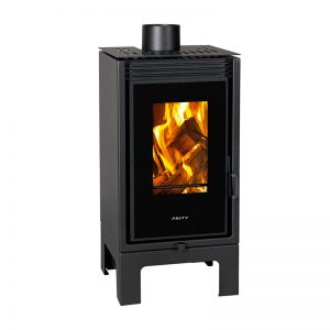 PRITY Kamin PMV TV SL - Моќ: 11 kW - Погоден за простории до 60 m2 - Големина (a x b x h /cm): 46 x 41 x 92 cm